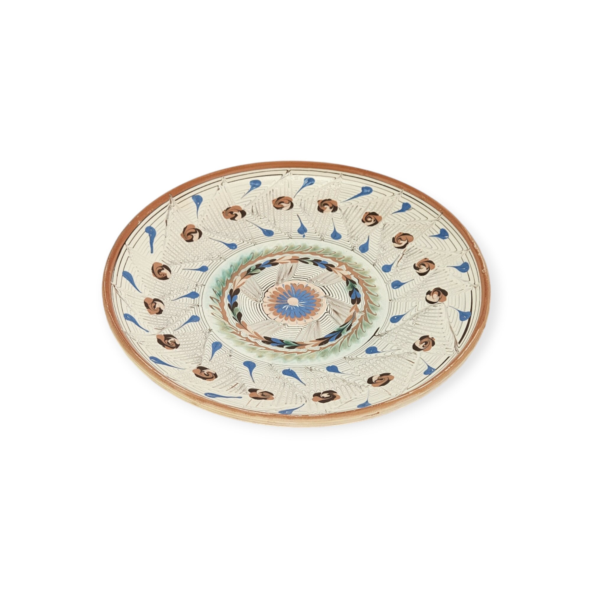 Farfurie Traditionala Model 24-27 cm D1C3 Multicolora M3