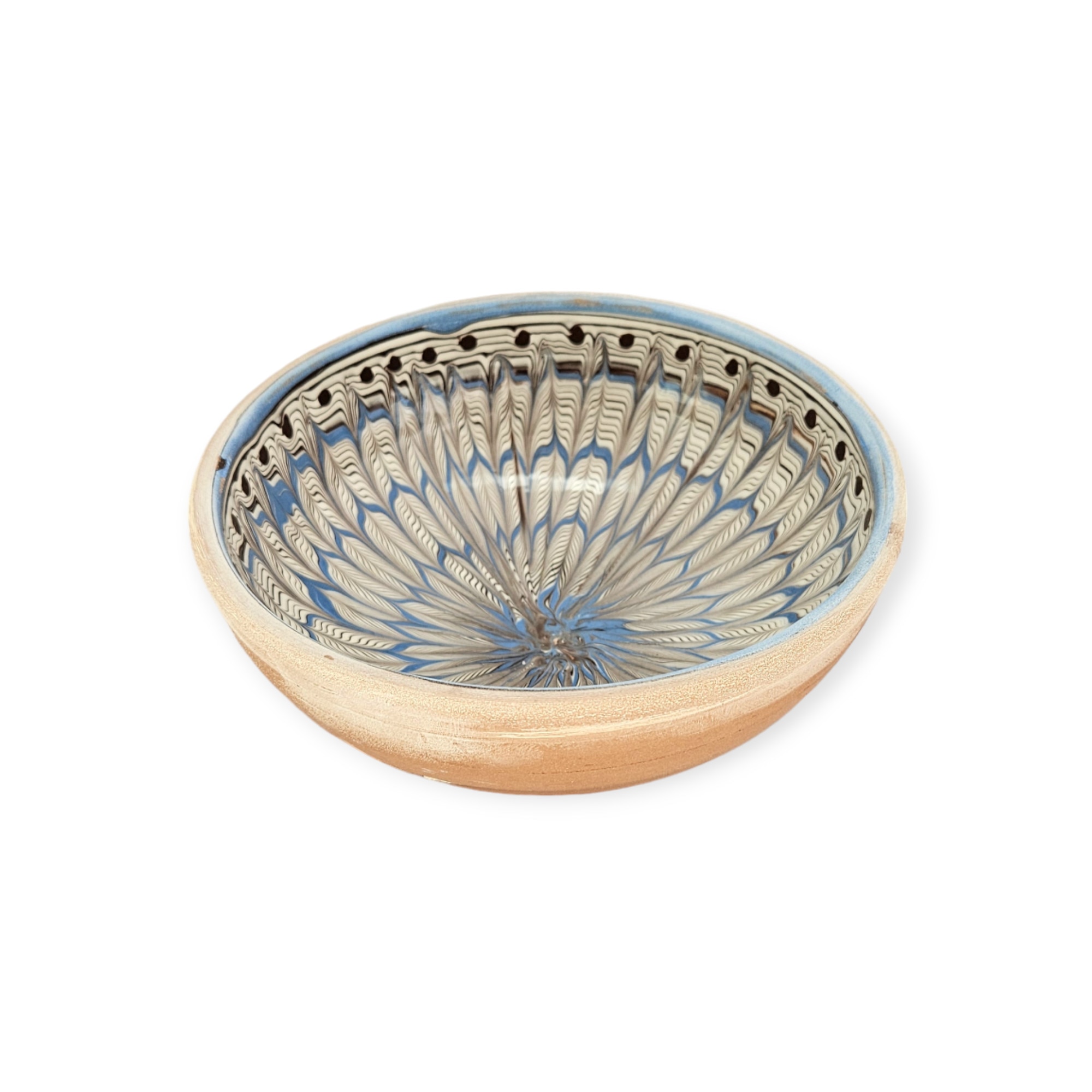 Bol Traditional 16-19 cm model Spic culoare Albastru