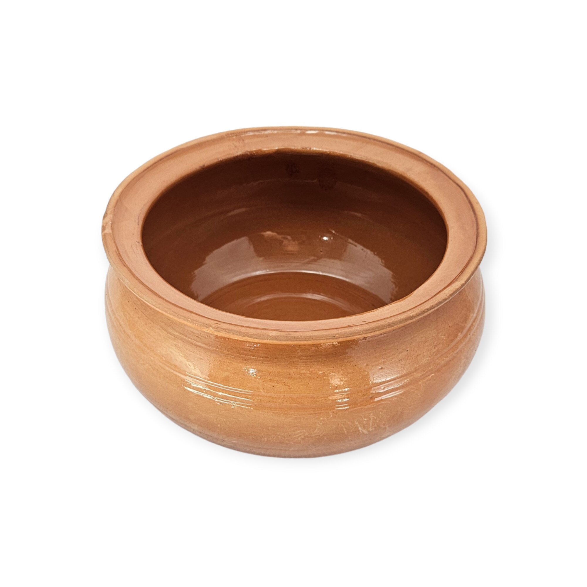 Vas termorezistent, CERAMICA DE HOREZU, 3 litri, natur